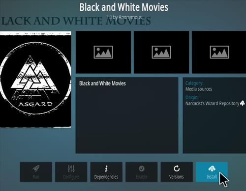 How To Install Black and White Movies Kodi Add-on Step 19