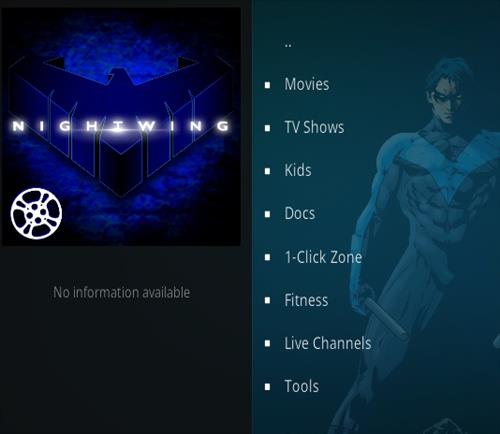 How To Install Nightwing Kodi Add-on Overview