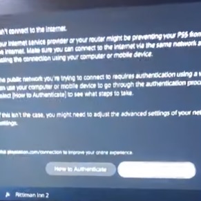 How To Connect a PS5 to Hotel WiFi Use a Smartphone as an Authenticator Step 3