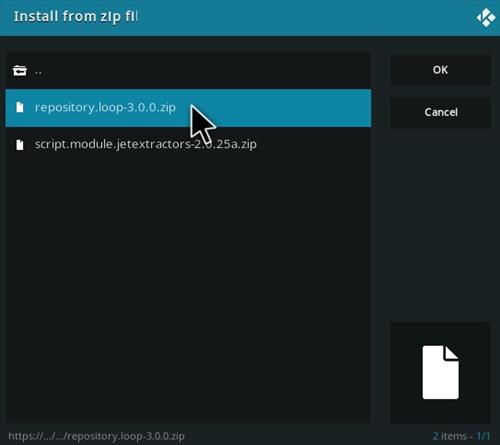 How To Install The Loop 2022 Kodi Sports Add-on Step 13