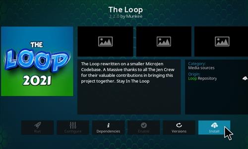 How To Install The Loop 2022 Kodi Sports Add-on Step 19