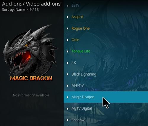 How to Install The Magic Dragon Kodi Add-on 2022 Kodi 19 Step 18