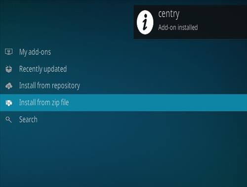 How To Install Centry Sports Kodi Addon Step 13
