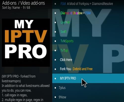 How To Install My IPTV Pro Kodi Add-on 2022 Step 18