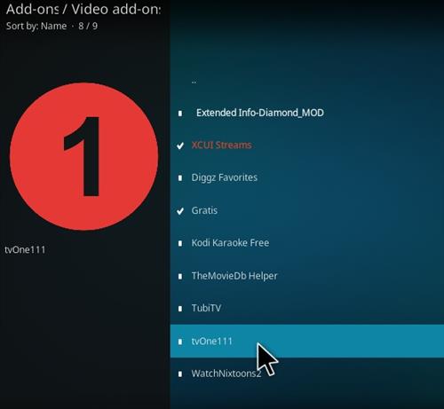 How To Install TV One Kodi Live TV Addon Diggs update Step 19