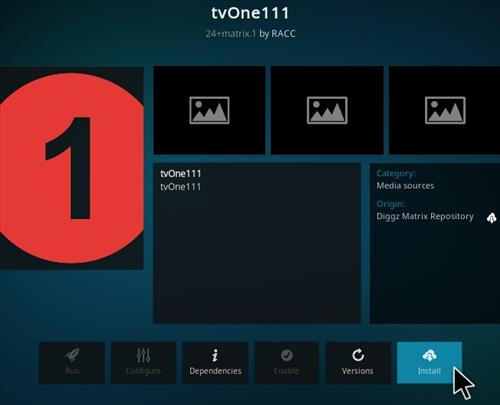 How To Install TV One Kodi Live TV Addon Diggs update Step 20