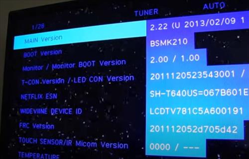 How To Factory Reset Sharp Aquos LCD TV Step 4