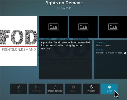 How To Install Fights On Demand (FOD) Kodi Add-on Step 19