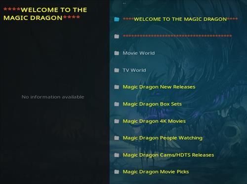 How to Install The Magic Dragon Kodi Add-on Update Overview