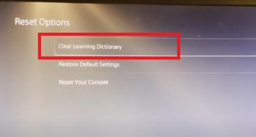How To Delete PS4 Keyboard History Step 5