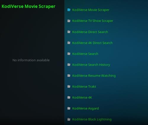 How To Install KodiVerse Kodi Add-on Update Overview