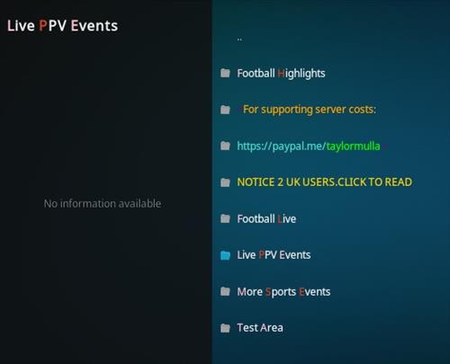 Cómo instalar la descripción general de las Mareas Rising Kodi Sports Sports