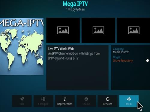 How To Install Mega IPTV Kodi Addon Step 17