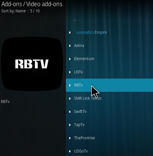 How To Install RBTV Kodi Addon Step 18