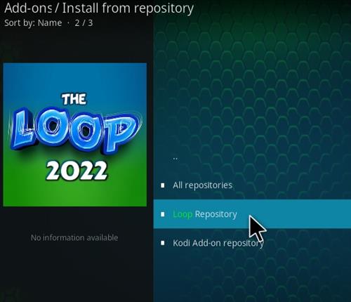 How To Install The Loop Kodi Sports Add-on Ver 302 Step 16