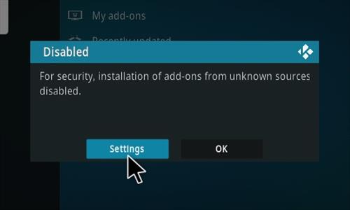 How To Enable Unknown Sources In Kodi Step 2