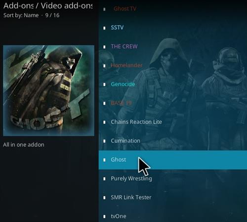 How To Install Ghost Kodi Addon 2022 Step 18