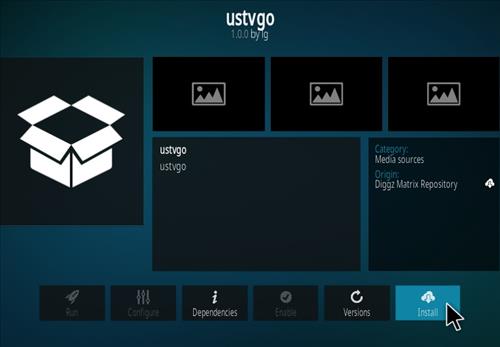 Install USTVGO Kodi Addon