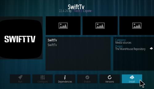 How To Install Swift TV Kodi Addon Step 18