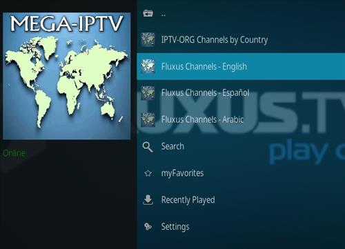 Mega IPTV Kodi Addon Overview