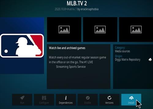 How To Install MLB.TV.2 Kodi Addon Step 20