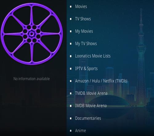 How To Install LooNatics Empire Kodi Add-on Updated Overview