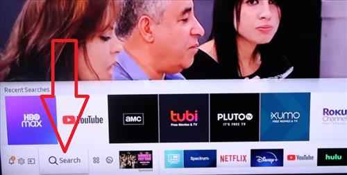 How to Remove and Install HBO Max App on a Samsung Smart TV Step 1