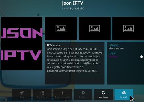 How To Install Json IPTV Kodi Addon Step 19