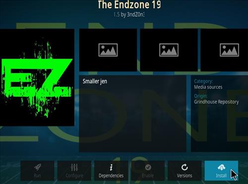 How To Install The End-Zone Kodi Add-on Step 19