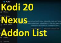 Kodi 20 Nexus Addons List