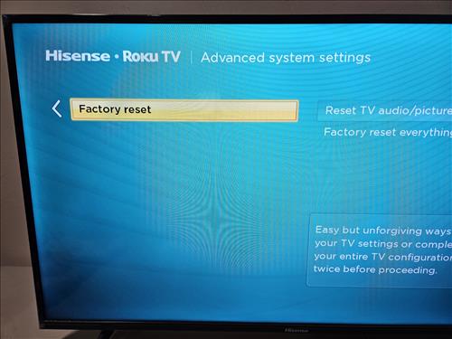 How to Factory Reset a Hisense Roku TV 4