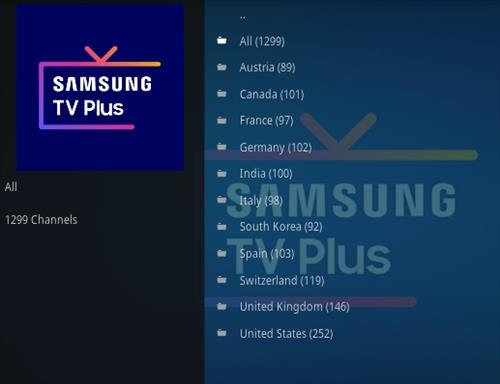 How To Install Samsung TV Plus Kodi Addon Menu