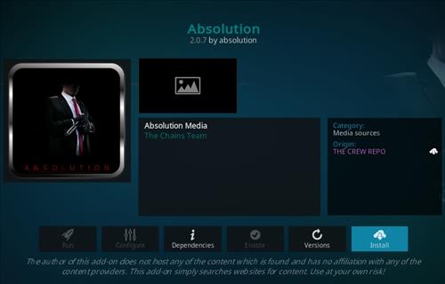 How To Install Absolution Kodi Addon Step 18