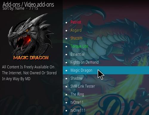How To Install The Magic Dragon Kodi Add-on 2023 Update Step 18